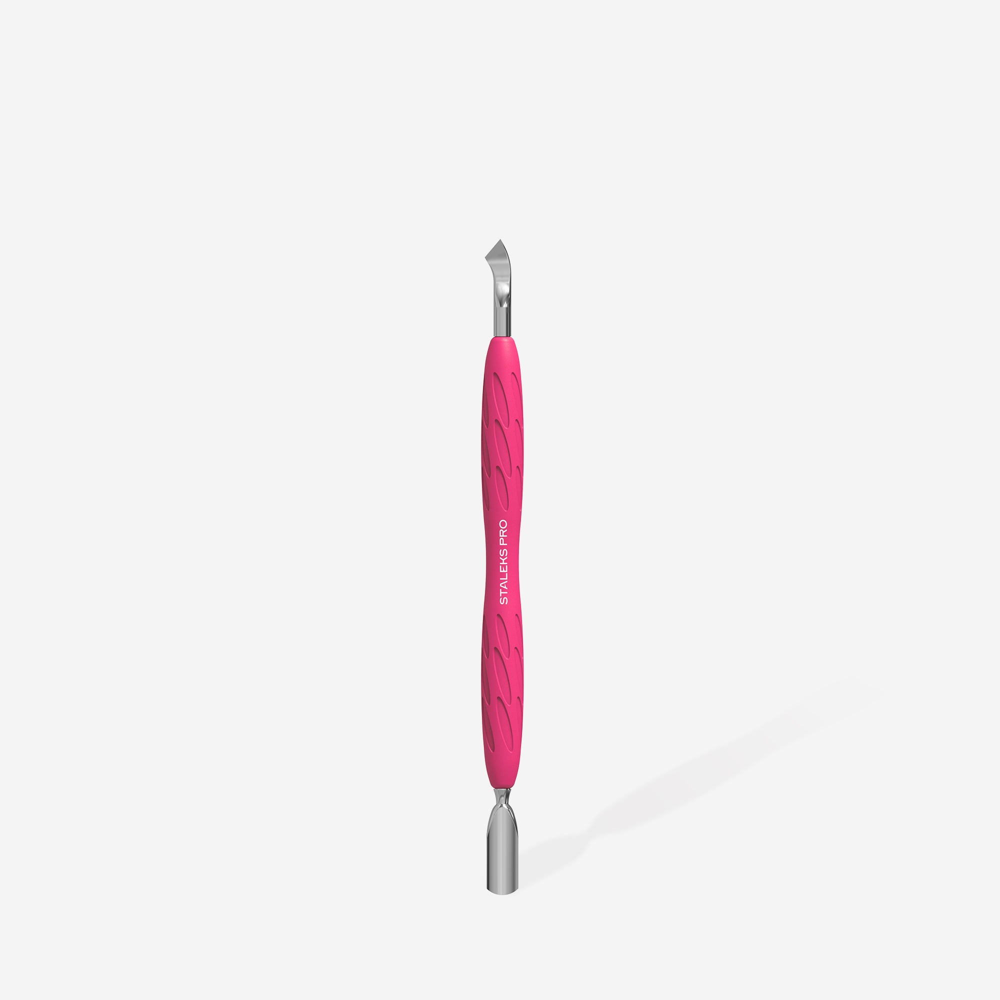 Лопатка манікюрна з силіконовою ручкою "Gummy" UNIQ 10 TYPE 4.2 (пушер округлий вузький + лопать відігнута)