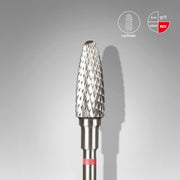STALEKS EXPERT Sert alaşım mısır freze, kırmızı, çap 5 mm, çalışma kısmı 13 mm