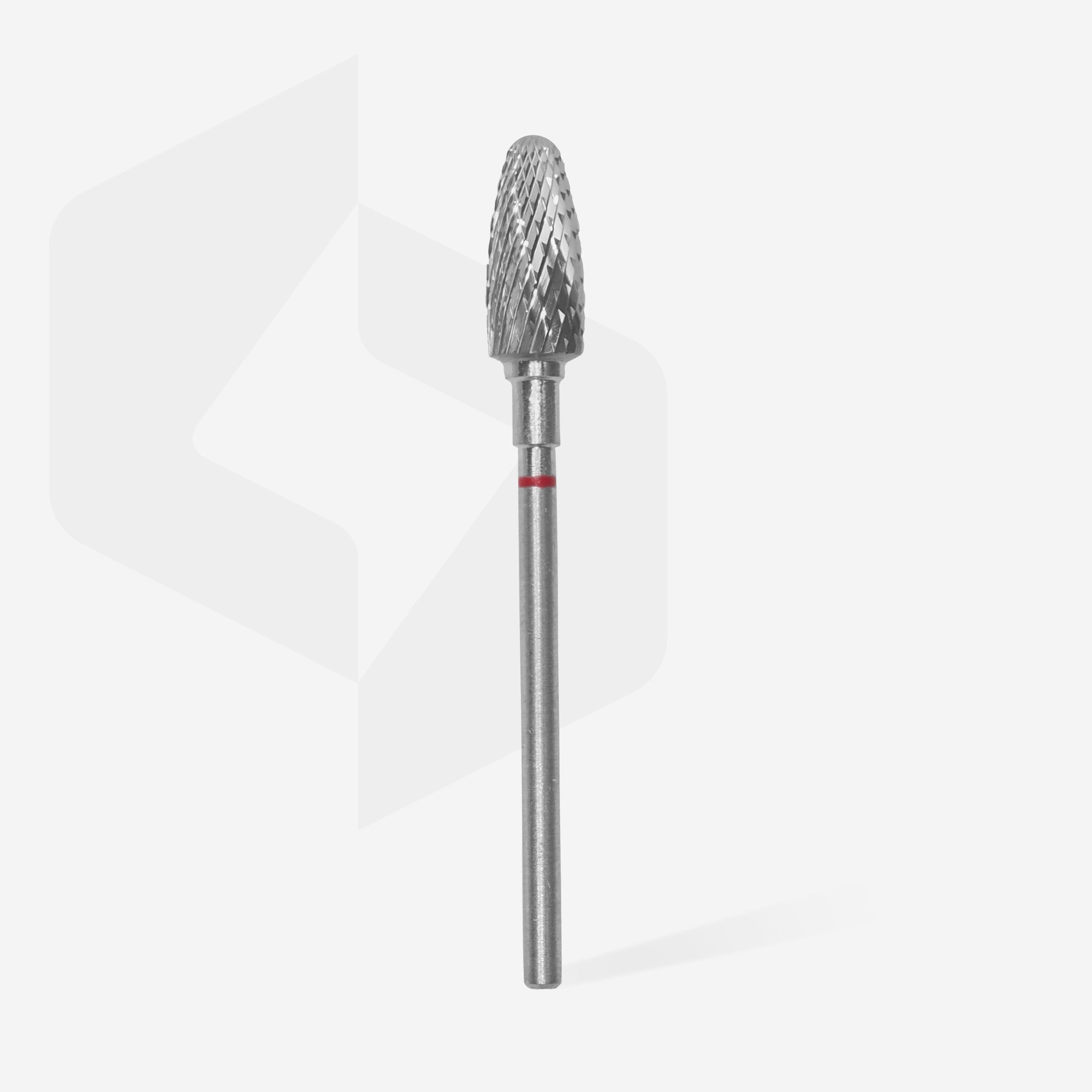 STALEKS EXPERT Freza din carbură „porumb” roșie, diametru 6 mm, partea activă 14 mm