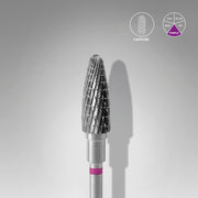 STALEKS EXPERT Sert alaşım mısır freze, mor, çap 5 mm, çalışma kısmı 13 mm