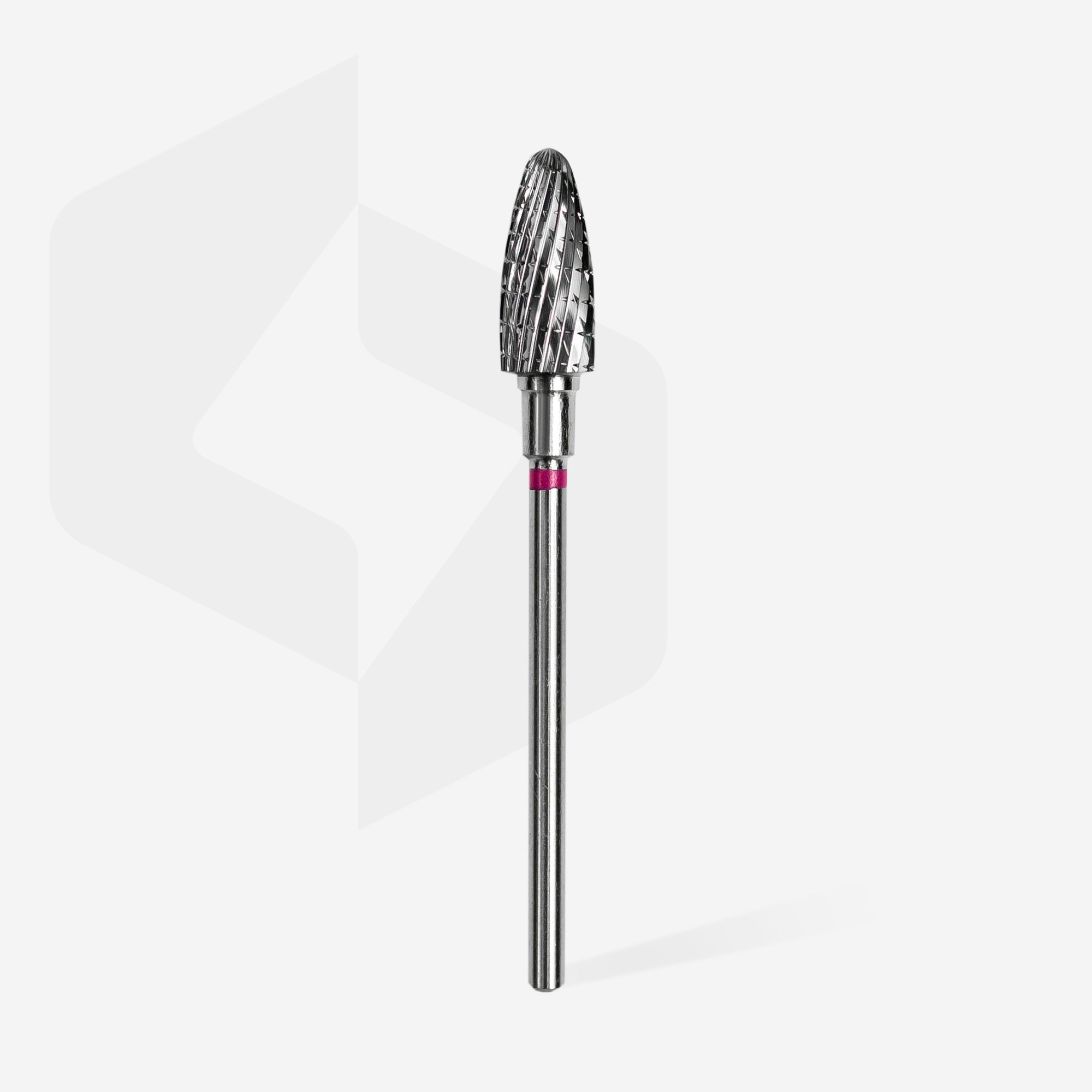 STALEKS EXPERT Freza din carbură «porumb» violetă, diametru 6 mm, partea activă 14 mm