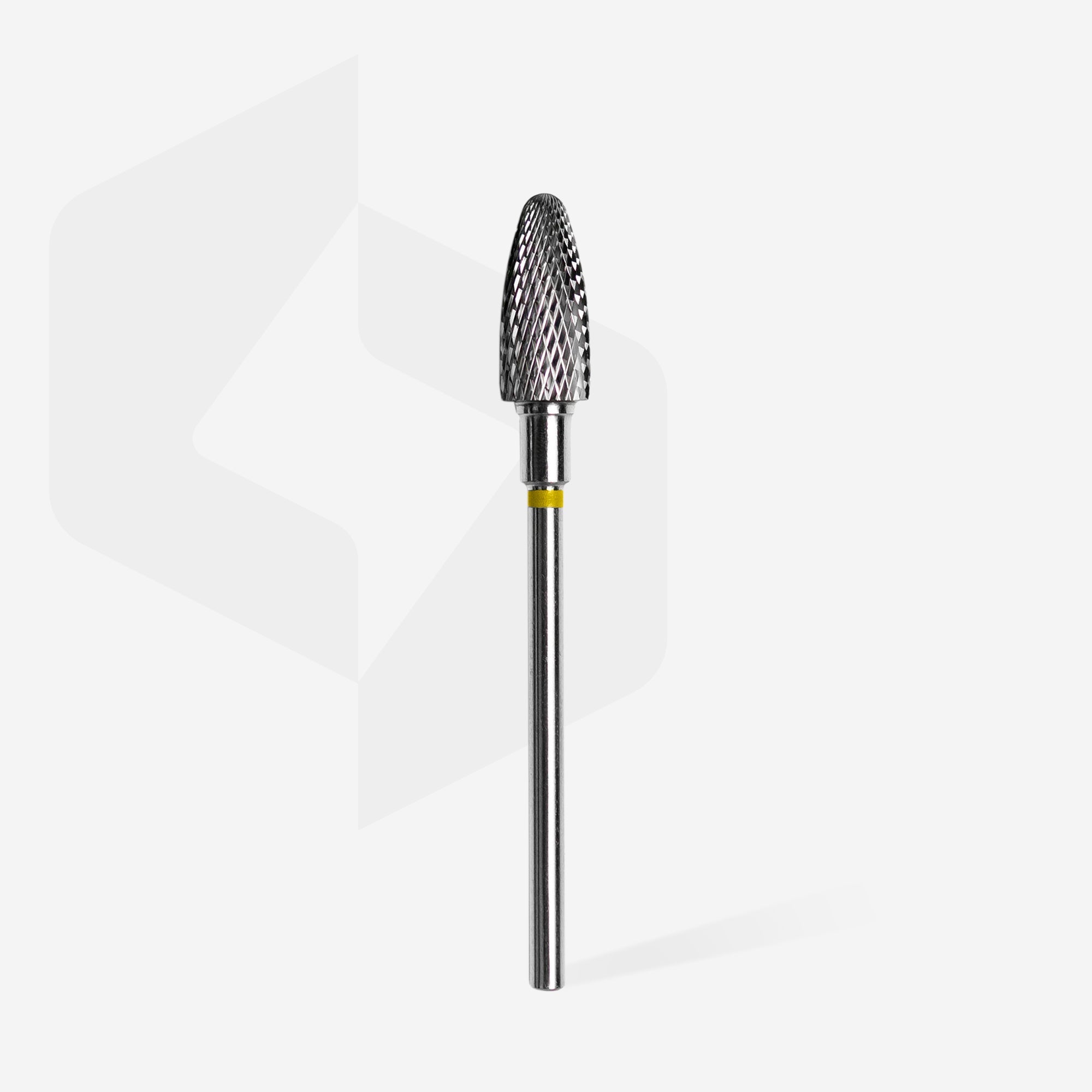 STALEKS EXPERT Freza din carbură «porumb» galbenă, diametru 6 mm, partea activă 14 mm