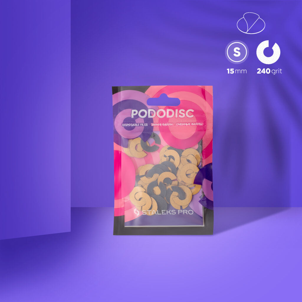 Ersatzpads für Pediküre-Disc STALEKS Pro S, 240 Grit (50 Stk.)