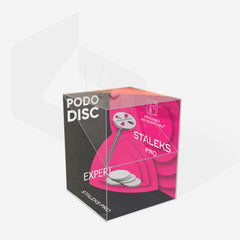 Набір педикюрний диск PODODISC STALEKS PRO ХS (10 мм) та змінні файли 180 грит (5 шт.)