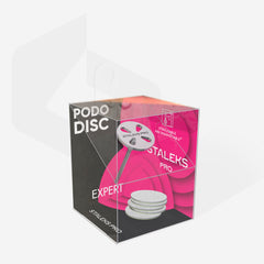 Disco de pedicura PODODISC EXPERT S e conjunto de limas descartáveis de grão 180 (5 peças)