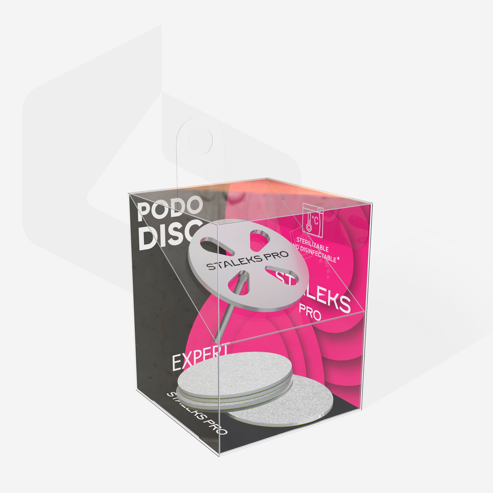 Disco per pedicure PODODISC EXPERT L completo di lima sostituibile grana 180 5 pz (10 mm)