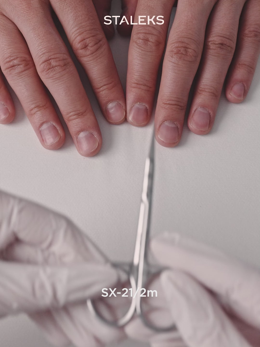 STALEKS EXCLUSIVE 21 TYPE 2 Professional cuticle scissors with hook