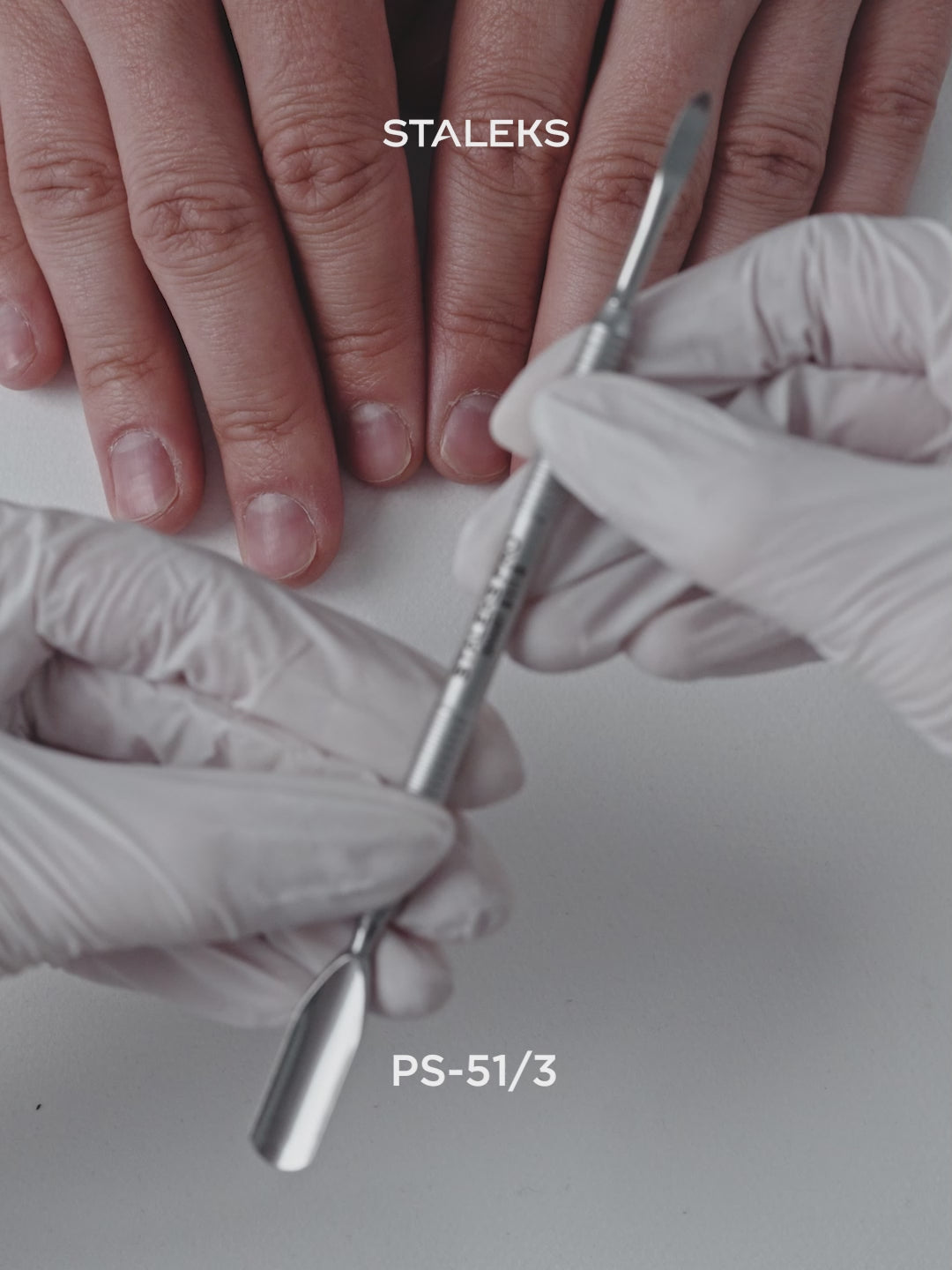 Load Video: STALEKS SMART 51 TYPE 3 Rounded wide pusher and nail cleaner