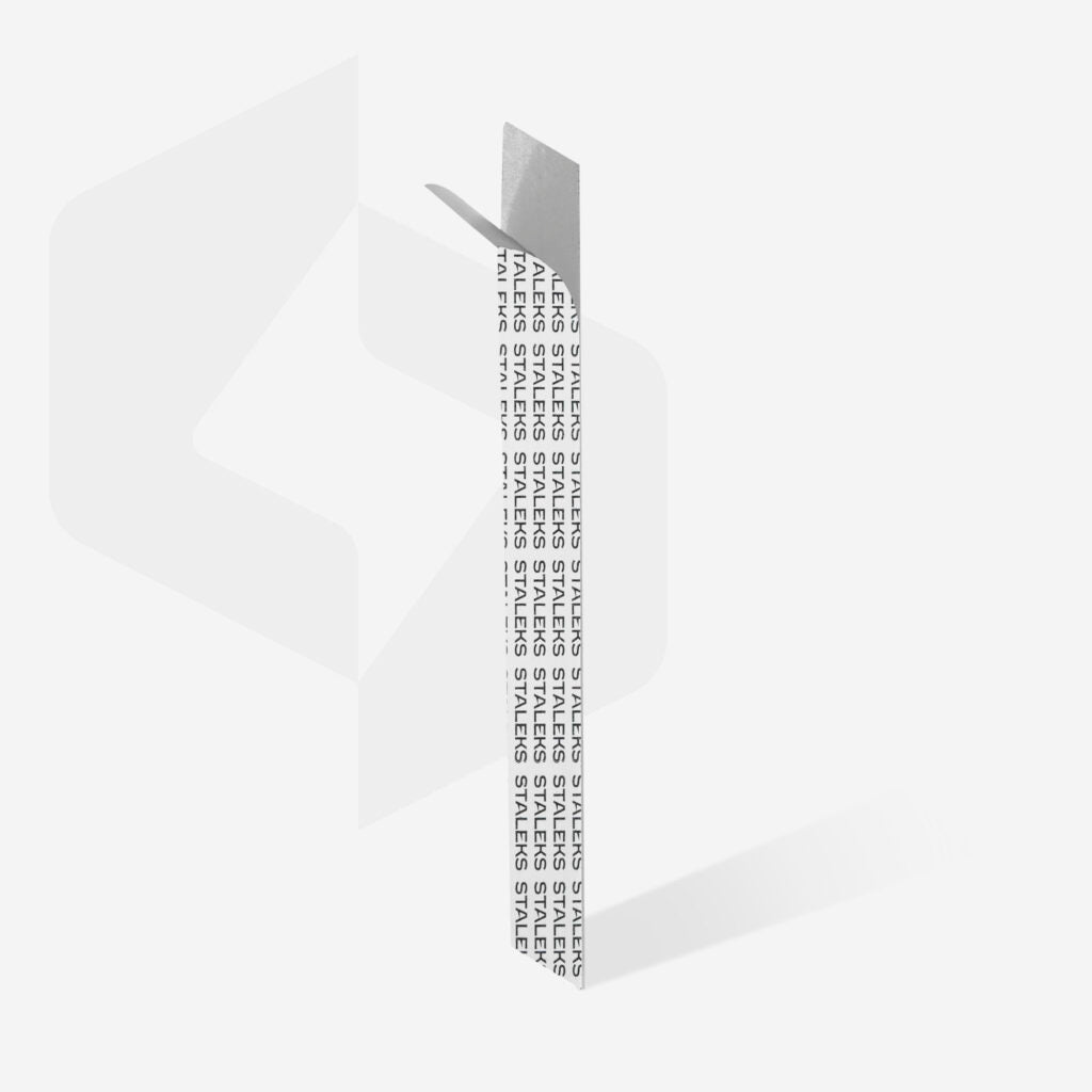 Lixas descartáveis brancas para lima reta Staleks Pro Expert 22, 180 grit (50 unidades)