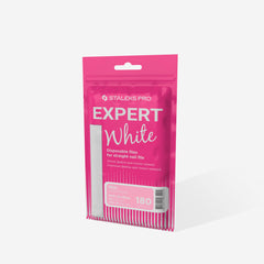 White disposable files for straight nail file Staleks Pro Expert 22, 180 grit (50 pcs)