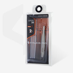 Eyebrow tweezers Staleks Pro Expert 20 Type 2