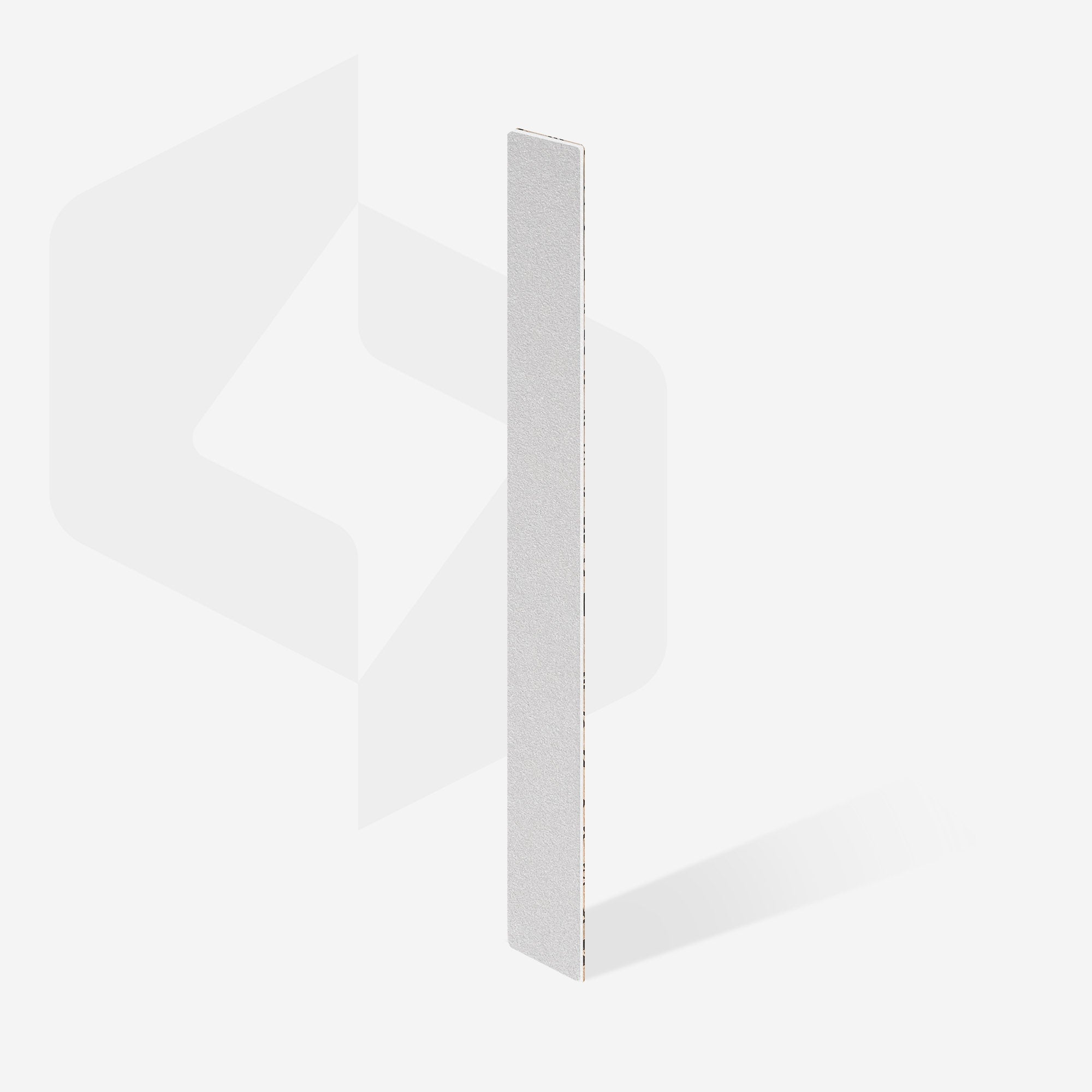 Bílé jednorázové papmAm pilníky (měkká pěnová vrstva) EXPERT 20 (25 ks)