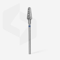 Hartmetallfräse "Kegelstumpf" blau, Durchmesser 6 mm / Arbeitsteil 14 mm