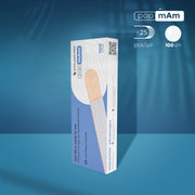 Limas descartáveis de papel branco sobre uma base de madeira EXPERT 22 (25 unidades)