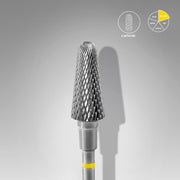 STALEKS EXPERT Fresa de metal duro «cone truncado» amarela, diâmetro 6 mm, parte operacional 14 mm