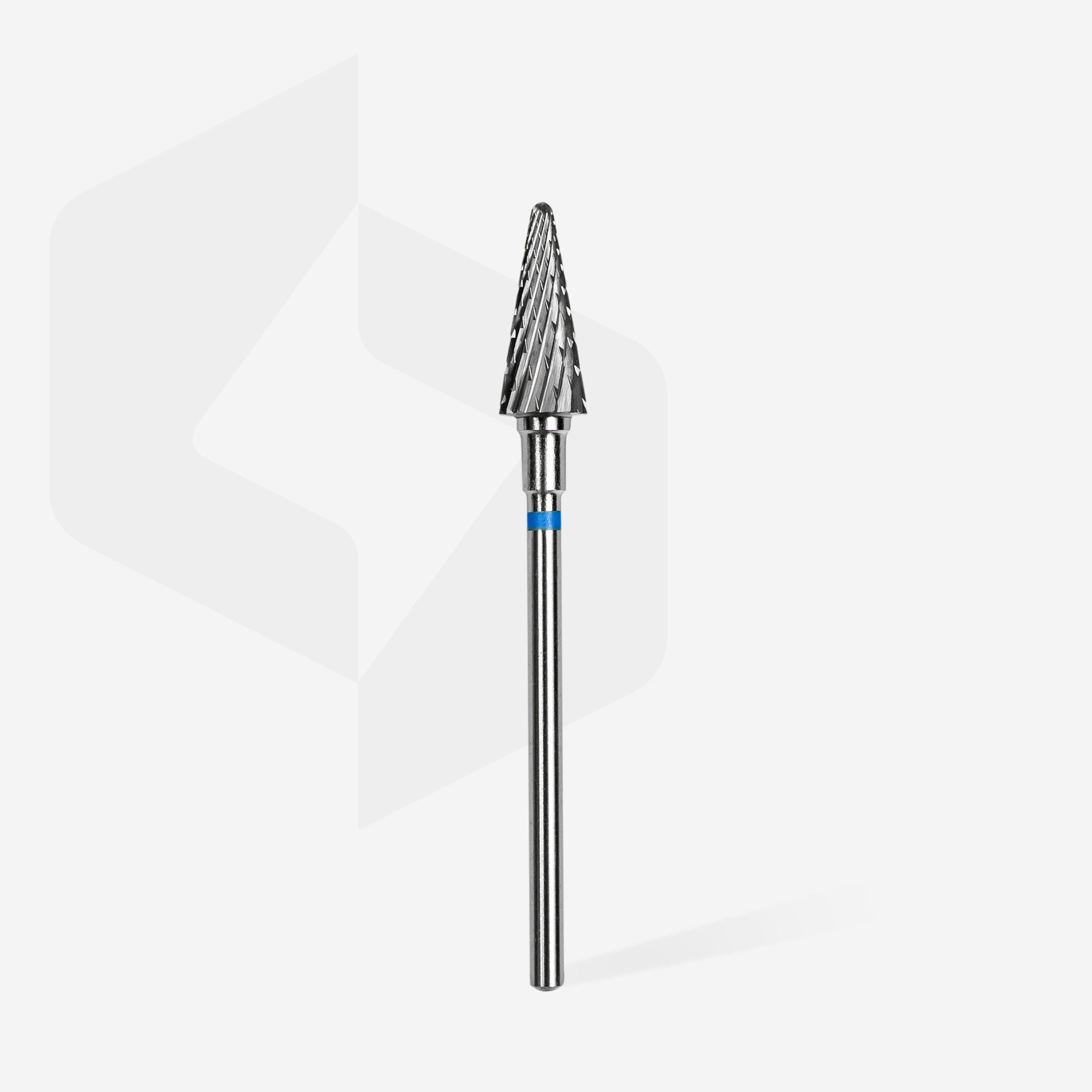 Carbide nail drill bit cone blue EXPERT head diameter 6 mm / working part 14 mm