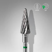 STALEKS EXPERT Fresa in metallo duro "cono" verde, diametro 6 mm, parte lavorativa 14 mm