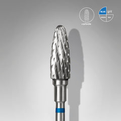 Carbide nail drill bit, "corn" blue, head diameter 5 mm / working part 13 mm