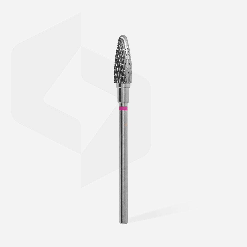 Carbide nail drill bit, "corn", purple, head diameter 5 mm / working part 13 mm