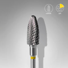Carbide nail drill bit corn yellow EXPERT head diameter 6 mm / working part 14 mm