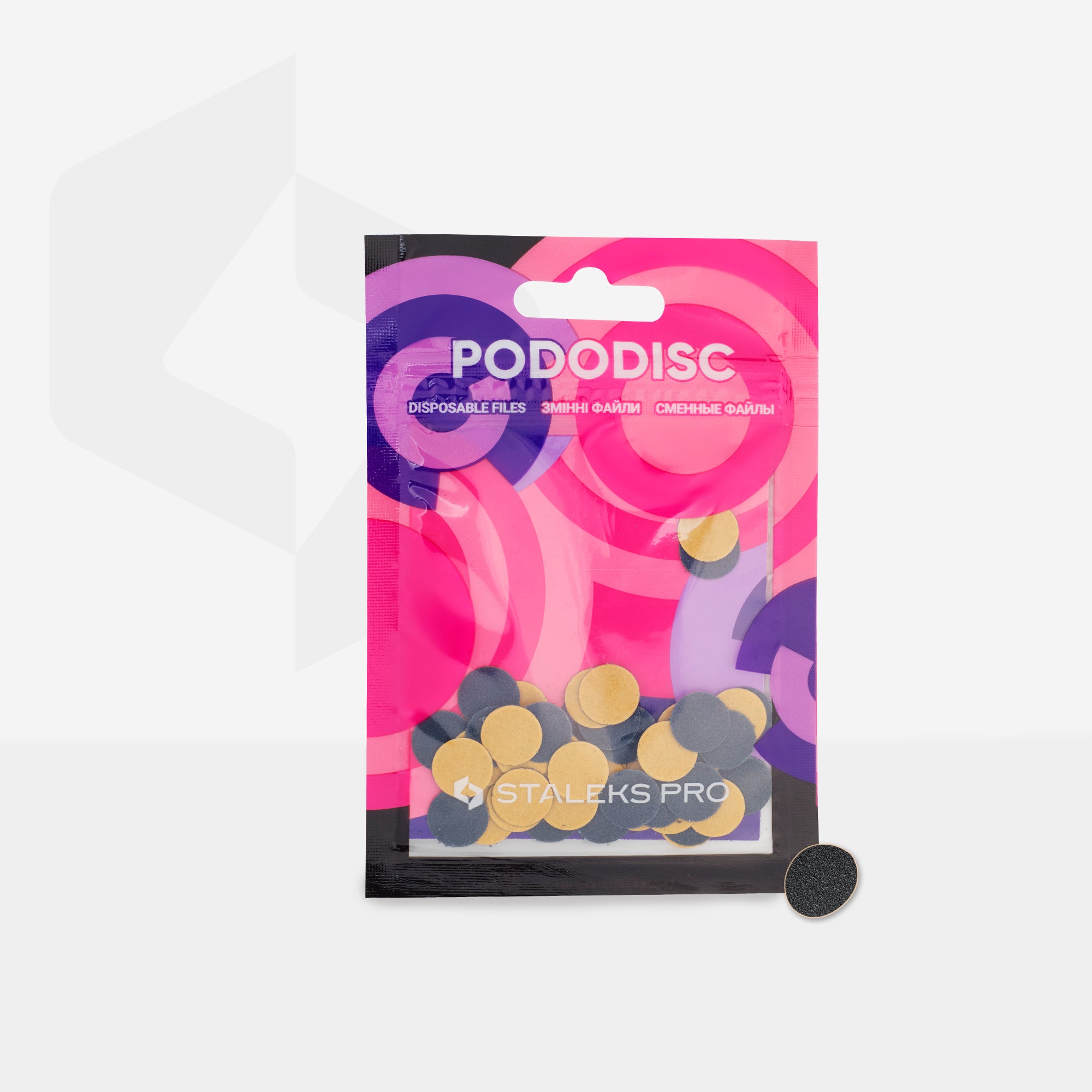 Almofadas de recarga para disco de pedicura PODODISC STALEKS PRO XS (50 peças)