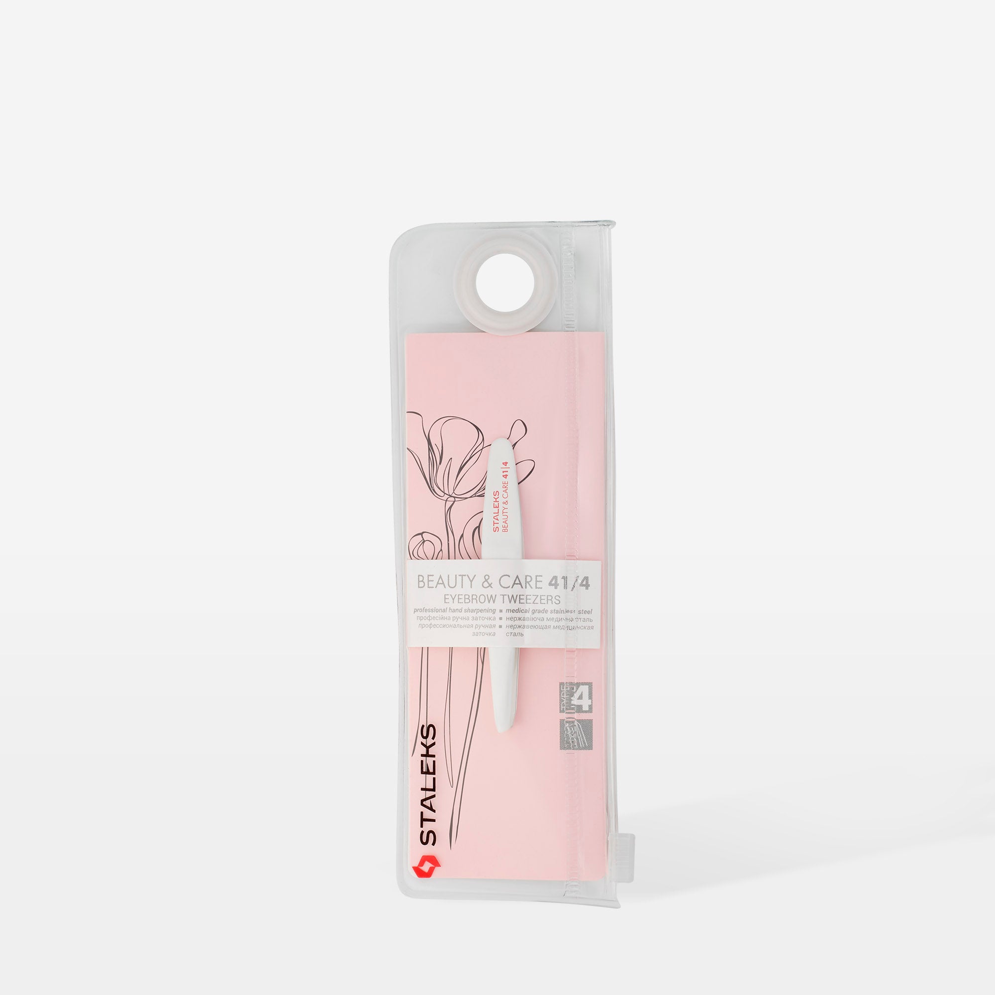 Pince à sourcils BEAUTY & CARE 41 TYPE 4 (biseau étroit)