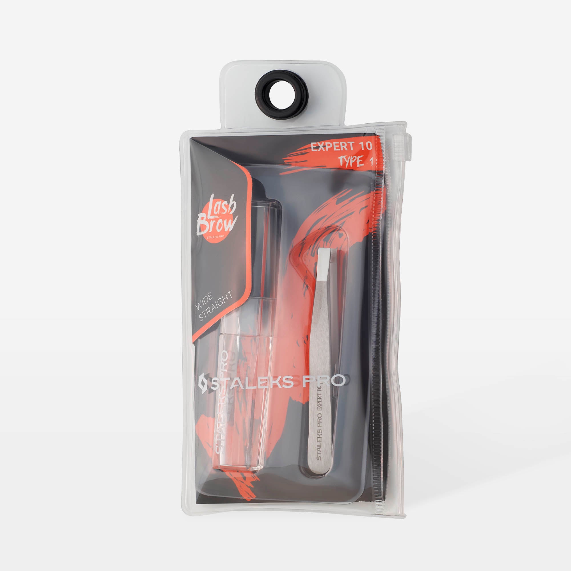 STALEKS EXPERT 10 TYPE 1 Επαγγελματική πένσα φρυδιών ευρεία ευθεία