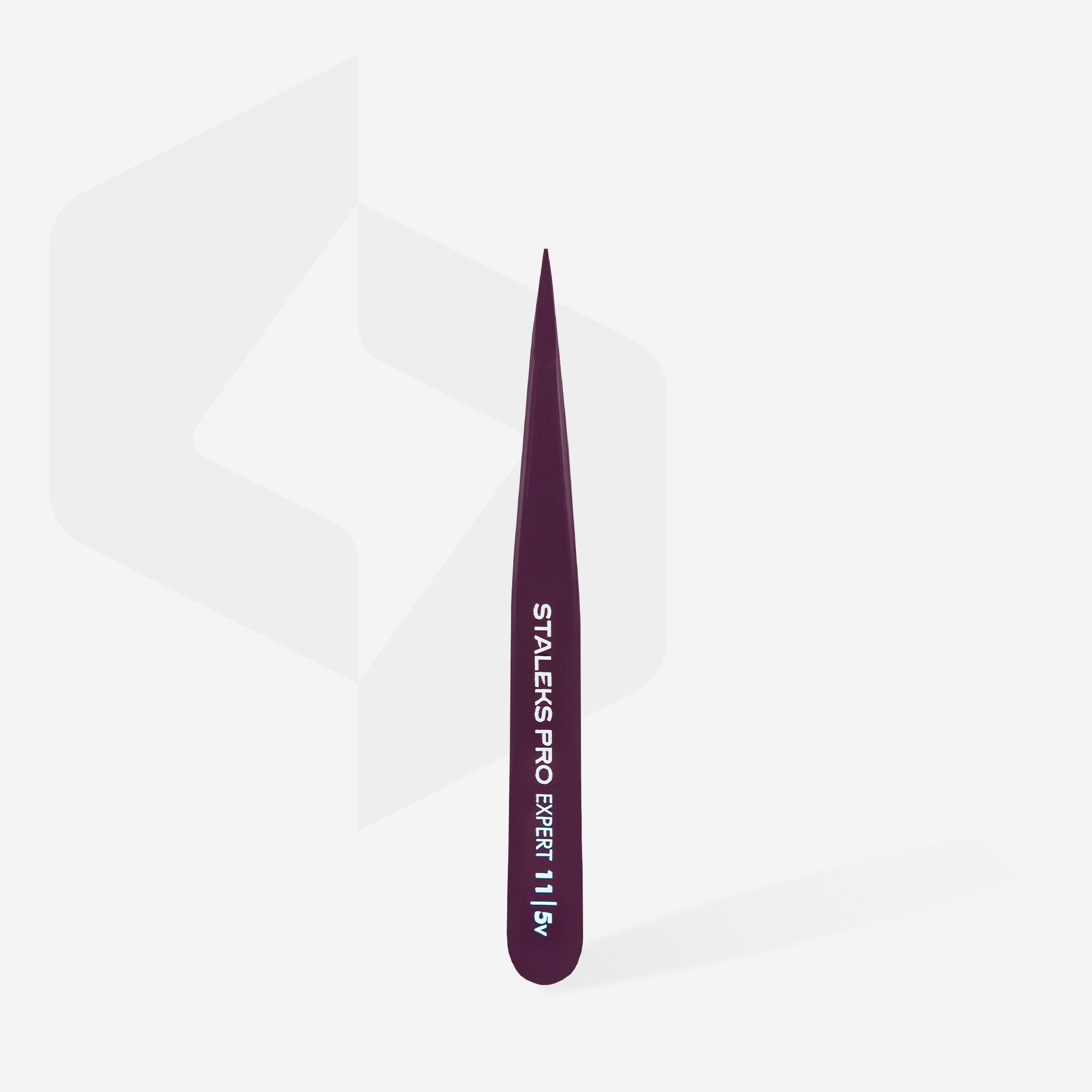 Eyebrow tweezers violet EXPERT 11 TYPE 5v (point)