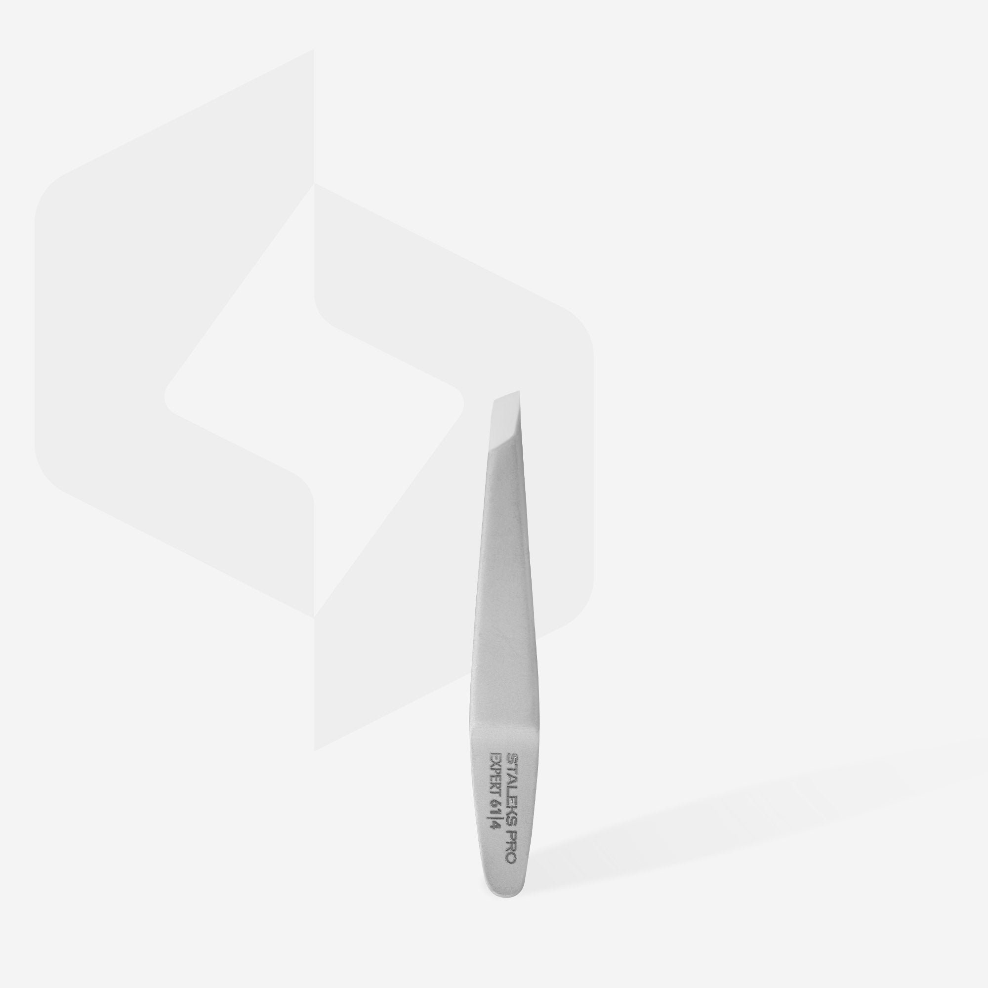 STALEKS EXPERT 61 TYPE 4 Profesionální úzká šikmá pinzeta na obočí