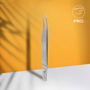 STALEKS EXPERT 40 TYPE 11 Professionelle Pinzette für Wimpernverlängerung, gebogen