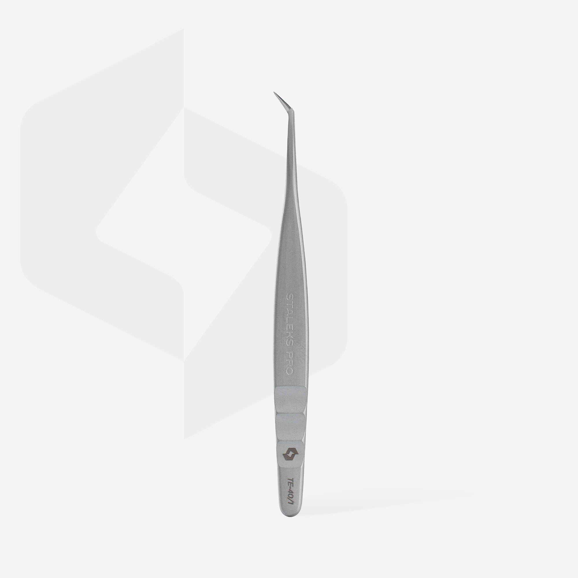 STALEKS EXPERT 40 TYPE 1 Profesionální pinzeta na prodlužování řas, L-tvar, 50°