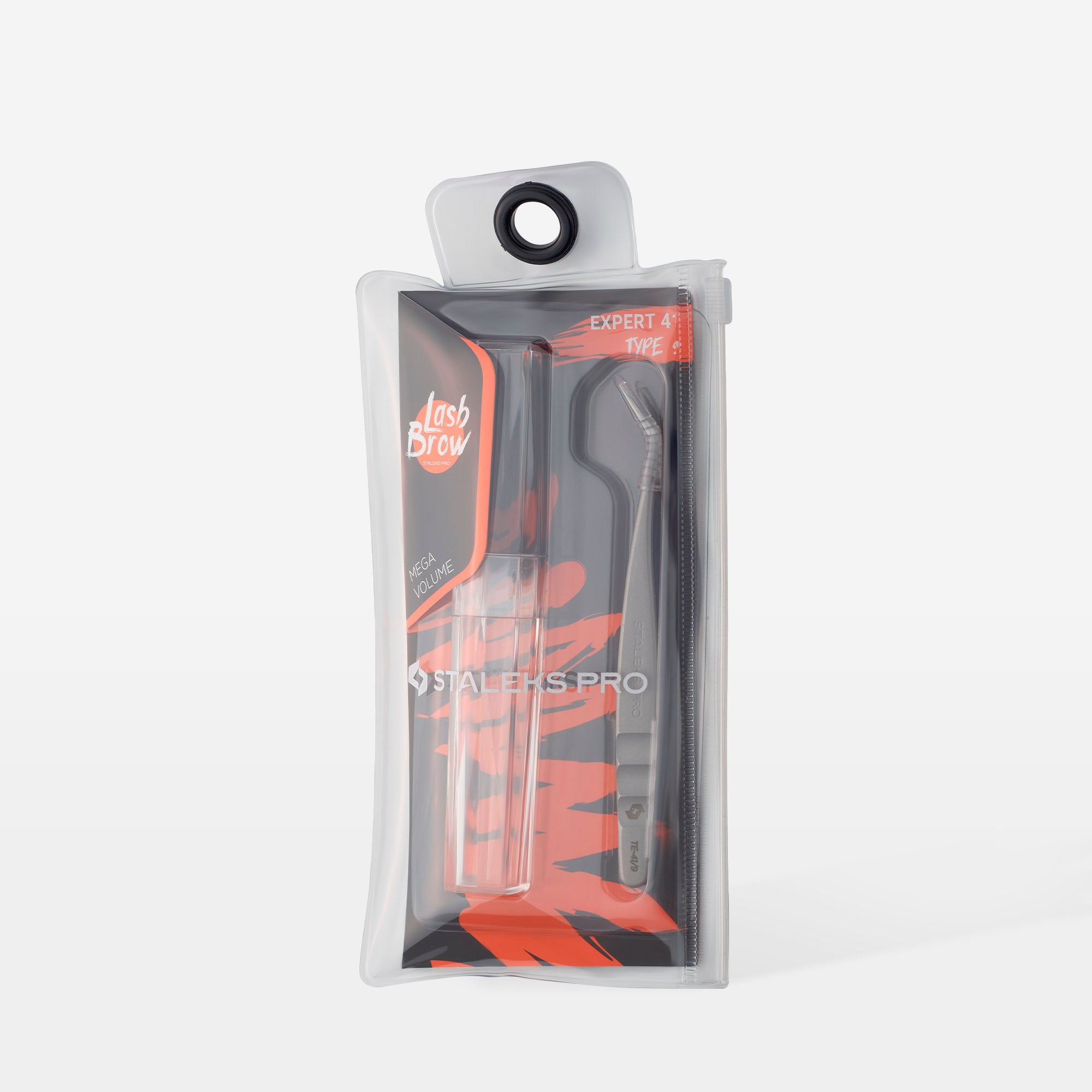 STALEKS EXPERT 41 TYPE 9 Profesionální pinzeta na prodlužování řas, L-tvar, 35°