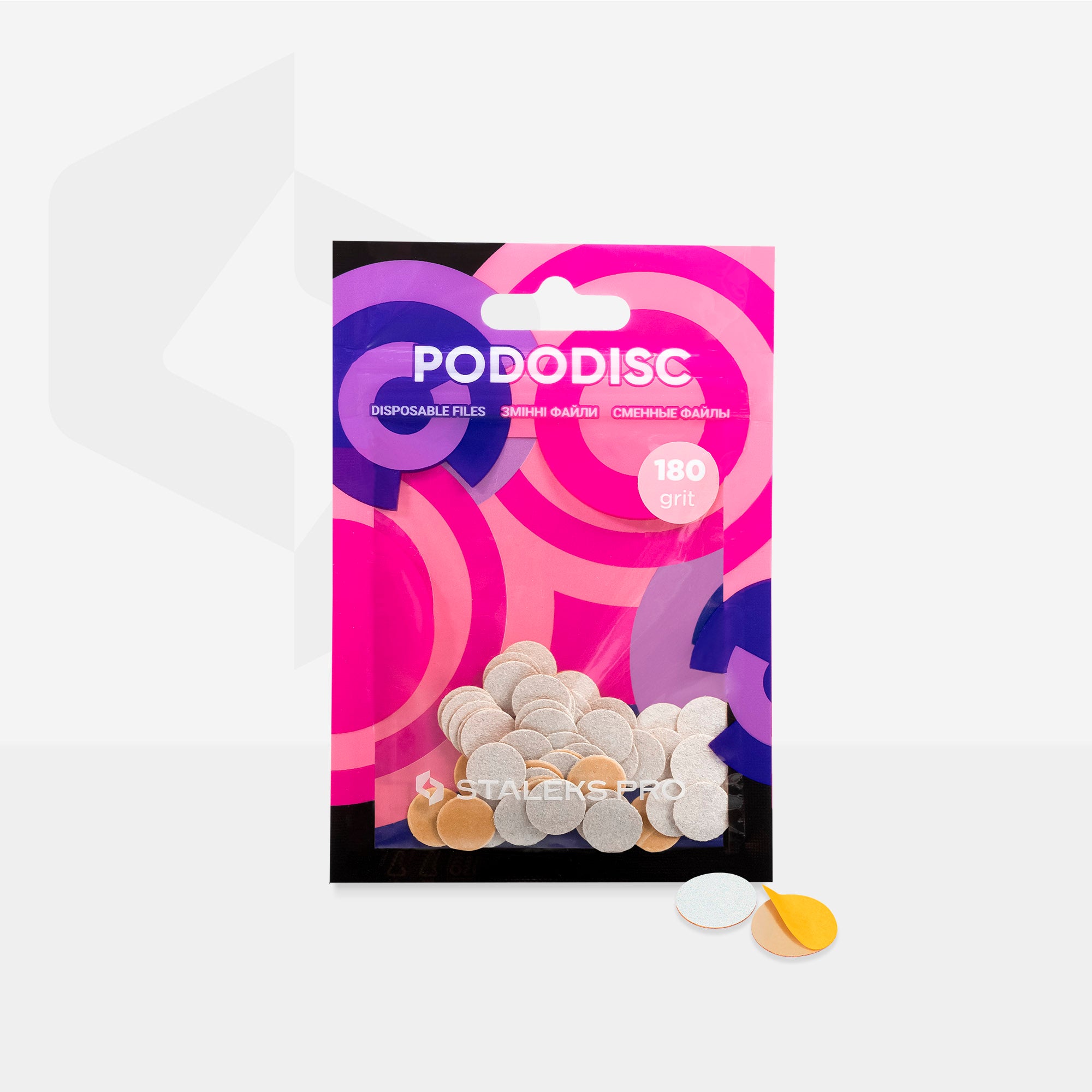 Embouts interchangeables pour disque pédicure PODODISC STALEKS PRO XS (50 pcs)