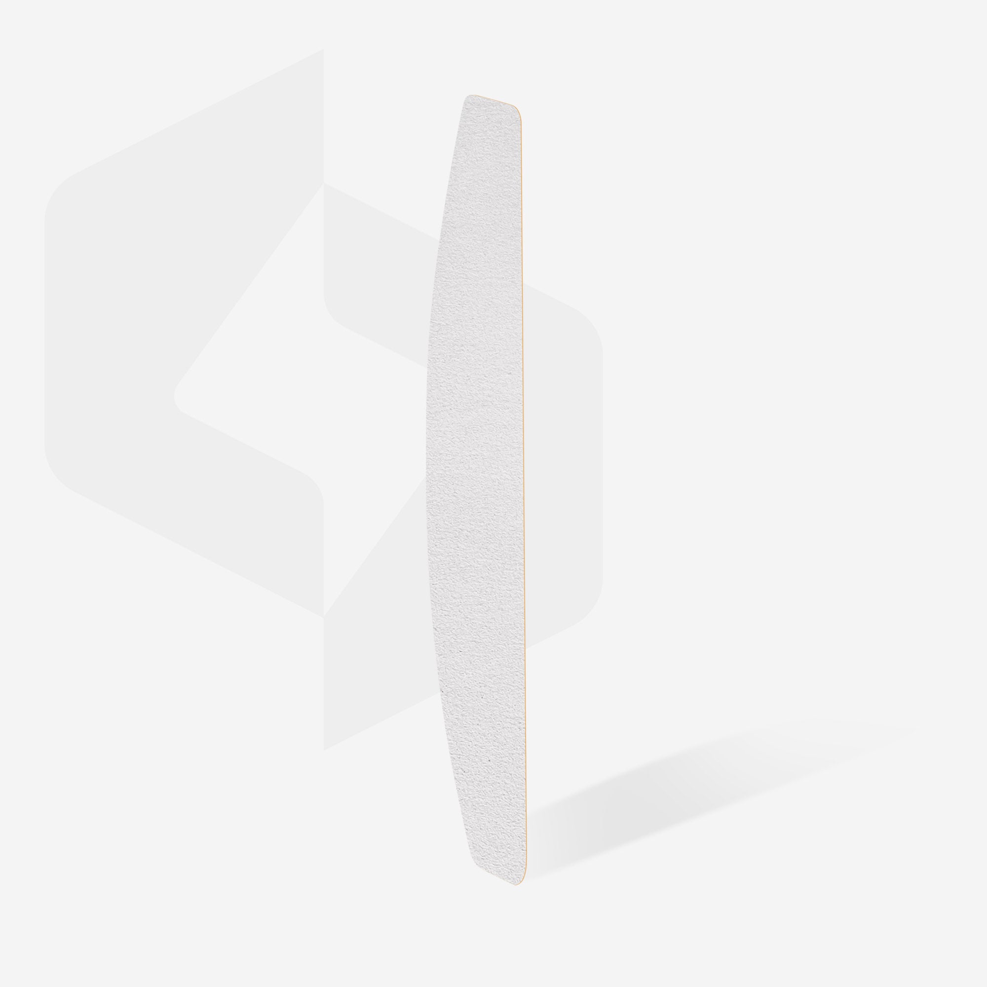 Archivos desechables blancos para lima de uñas en forma de media luna EXPERT 42 (50 piezas)