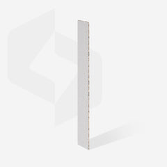Bílé jednorázové papmAm pilníky na rovné nehty EXPERT 22 (50 ks)